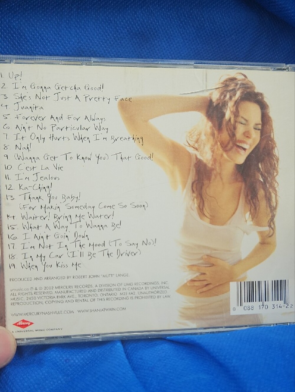 π3/$25π Shania Twain - Up! CD (White Cover) - Picture 2 of 10